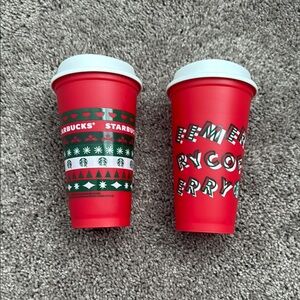 Starbucks Holiday Reusable Hot Cups